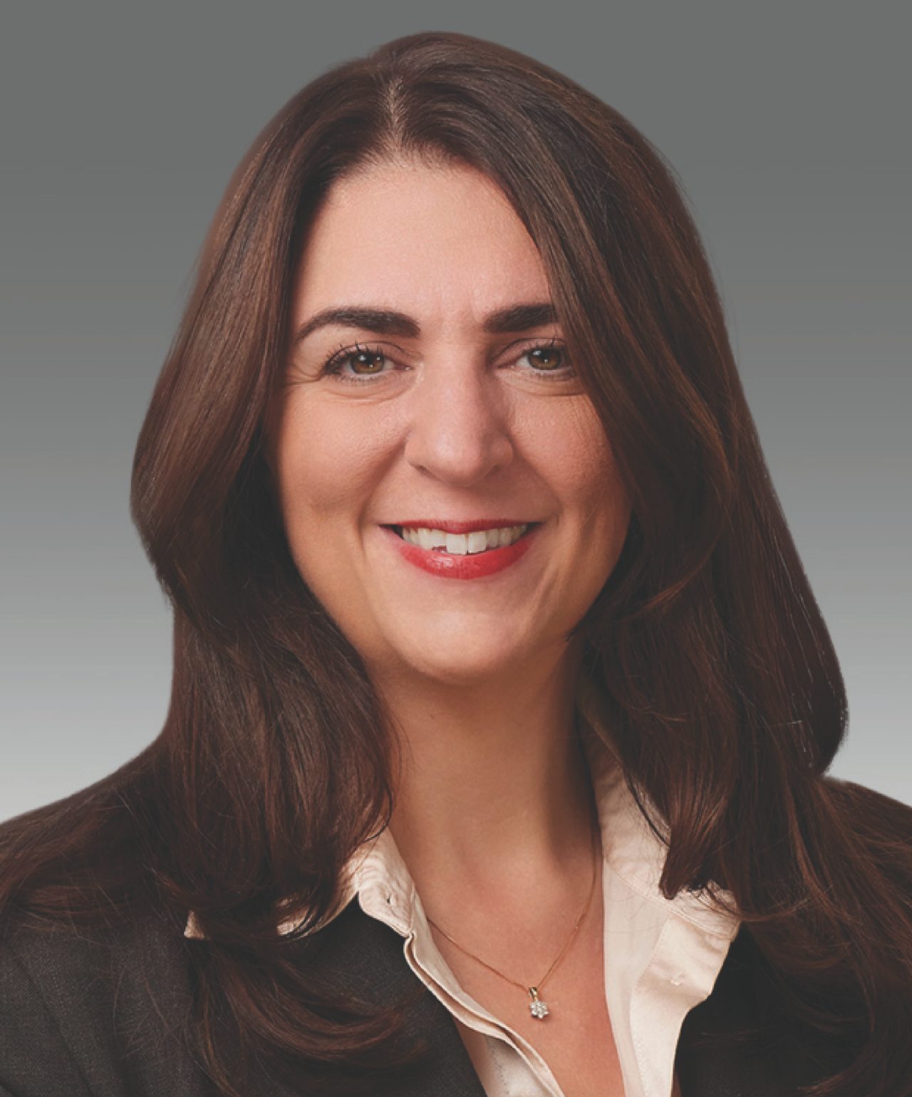 Emma Woolley gradient background portrait